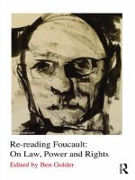 Re-Reading Foucault.