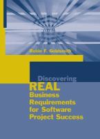 Discovering Real Business Requirements for Software Project Success.