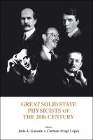 Great Solid State Physicists Of The 20th Century.