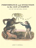 Performance and evolution in the age of Darwin out of the natural order /