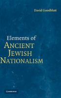 Elements of ancient Jewish nationalism /