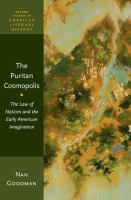 The Puritan cosmopolis : the law of nations and the early American imagination /