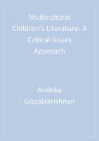Multicultural Children’s Literature : A Critical Issues Approach.