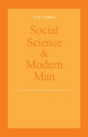 Social Science and Modern Man : Alan B. Plaunt Memorial Lectures 1969.