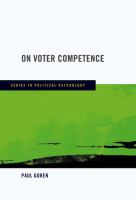 On voter competence /