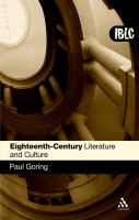 Eighteenth-century literature and culture