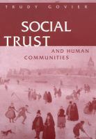 Social trust and human communities