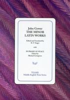 The Minor Latin Works : with In Praise of Peace /