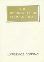 The originality of Thomas Jones /
