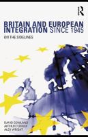 Britain and European integration since 1945 on the sidelines /