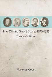 The Classic Short Story, 1870-1925 Theory of a Genre /
