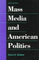 Mass media and American politics /