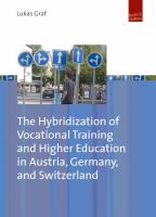 The hybridization of vocational training and higher education in Austria, Germany, and Switzerland