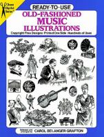 Ready-to-use old-fashioned music illustrations : copyright-free designs, printed one side, hundreds of uses /
