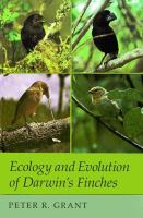 Ecology and evolution of Darwin's finches /