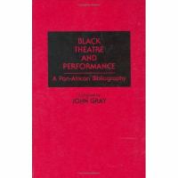 Black theatre and performance : a pan-African bibliography /