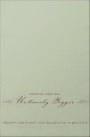 Untimely beggar : poverty and power from Baudelaire to Benjamin /