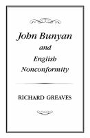 John Bunyan and English nonconformity