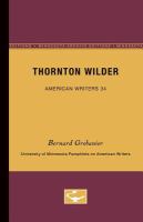 Thornton Wilder.