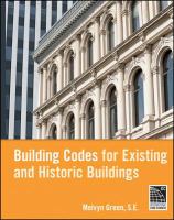 Building Codes for Existing and Historic Buildings.