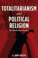 Totalitarianism and political religion an intellectual history /