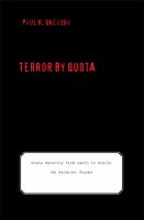 Terror by quota state security from Lenin to Stalin : (an archival study) /