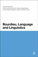 Bourdieu, Language and Linguistics.