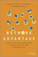 Network advantage how to unlock value from your alliances and partnerships /