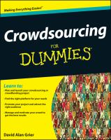 Crowdsourcing for dummies