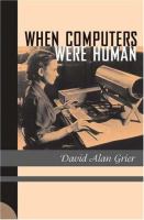 When computers were human /
