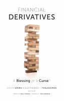 Financial Derivatives : A Blessing or a Curse?.