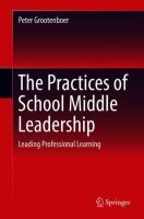 The Practices of School Middle Leadership Leading Professional Learning /