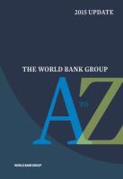 World Bank Group A to Z.