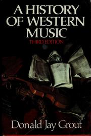 A history of western music /