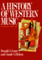 A history of western music /