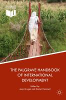 The Palgrave Handbook of International Development.