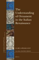 The understanding of ornament in the Italian Renaissance