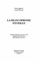 La francophonie s'éveille /