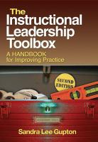 The Instructional Leadership Toolbox : A Handbook for Improving Practice.