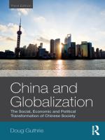 China and Globalization : The Social, Economic and Political Transformation of Chinese Society.