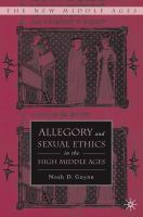 Allegory and sexual ethics in the High Middle Ages