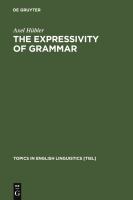 The Expressivity of Grammar : Grammatical Devices Expressing Emotion Across Time.