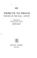 Tribute to Freud ; Writing on the wall ; Advent /