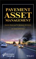 Pavement asset management