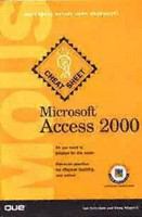 Microsoft Access 2000 MOUS cheat sheet