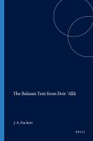 The Balaam text from Deir ʻAllā /