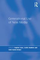 Generational Use of New Media.