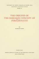 Origins of the Baroque Concept of Peregrinatio.