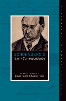 Schoenberg's Early Correspondence.