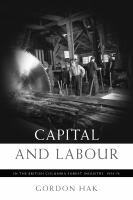 Capital and labour in the British Columbia forest industry, 1934-74